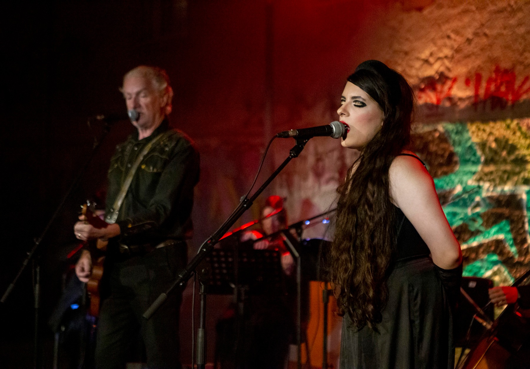 Fotografiranje kulturnog događaja - dva pjevača na bini - profesionalna event fotografija Rovinj