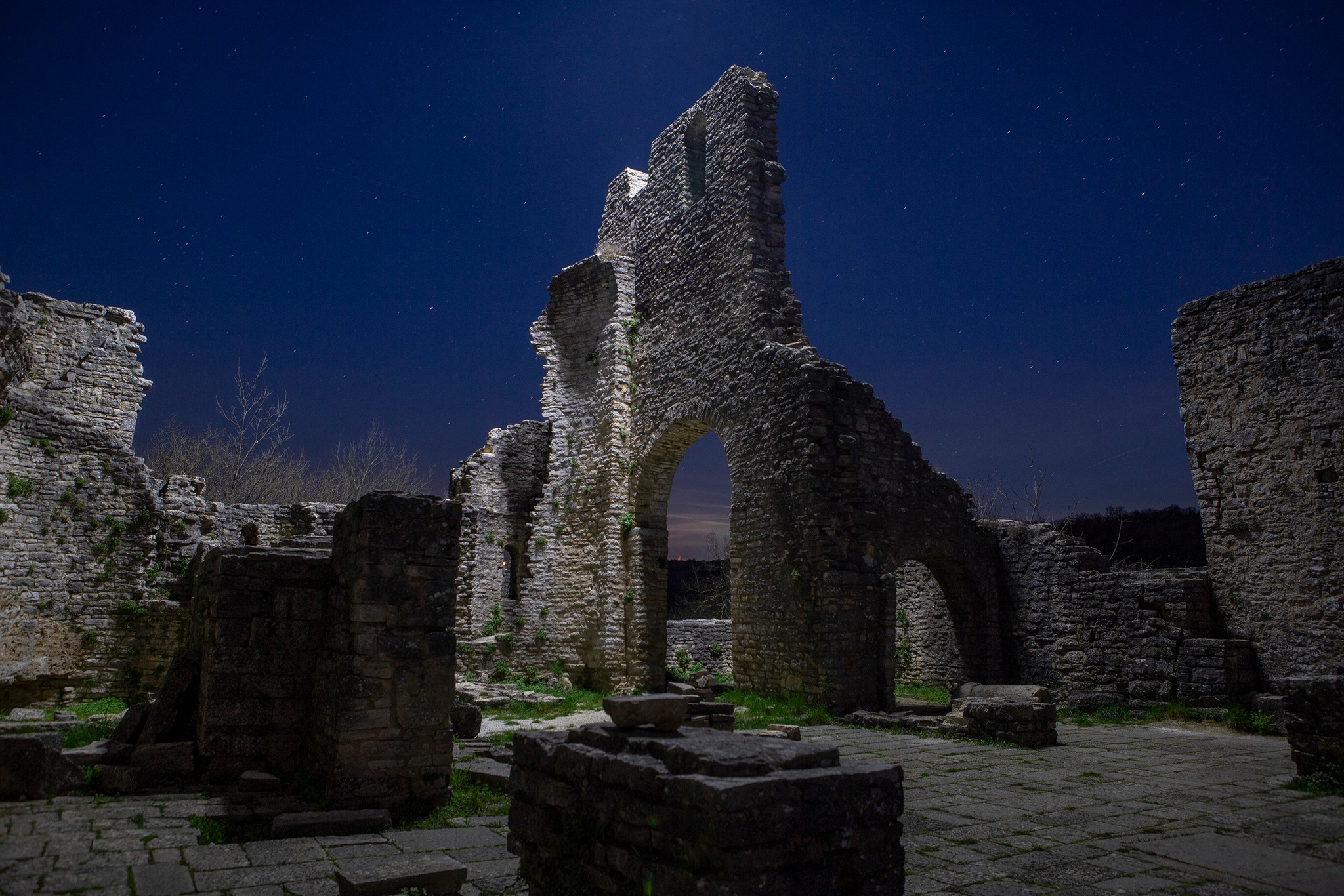 Dron fotografija Dvigrada u Istri - aerial photography kulturne baštine